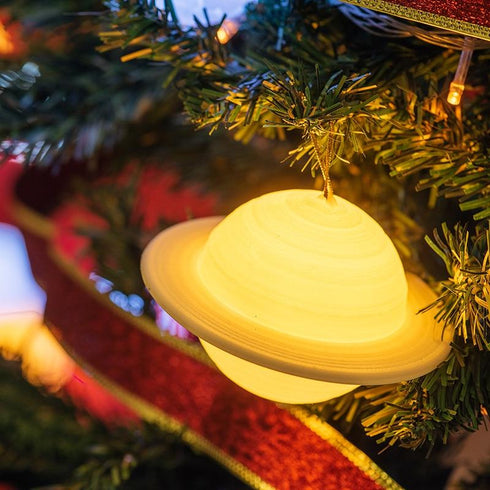 Spacemas - 3D Solar System (Planetary) Lamp Ornaments for Christmas Tree Decor